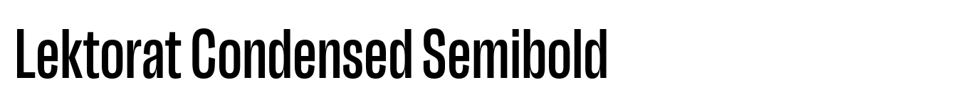 Lektorat Condensed Semibold image